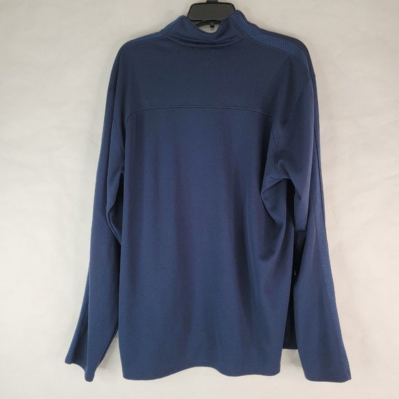 Nike Performance Quarter Zip Dri Fit Navy Blue Men's Size XL 329773-451 - Picture 2 of 8